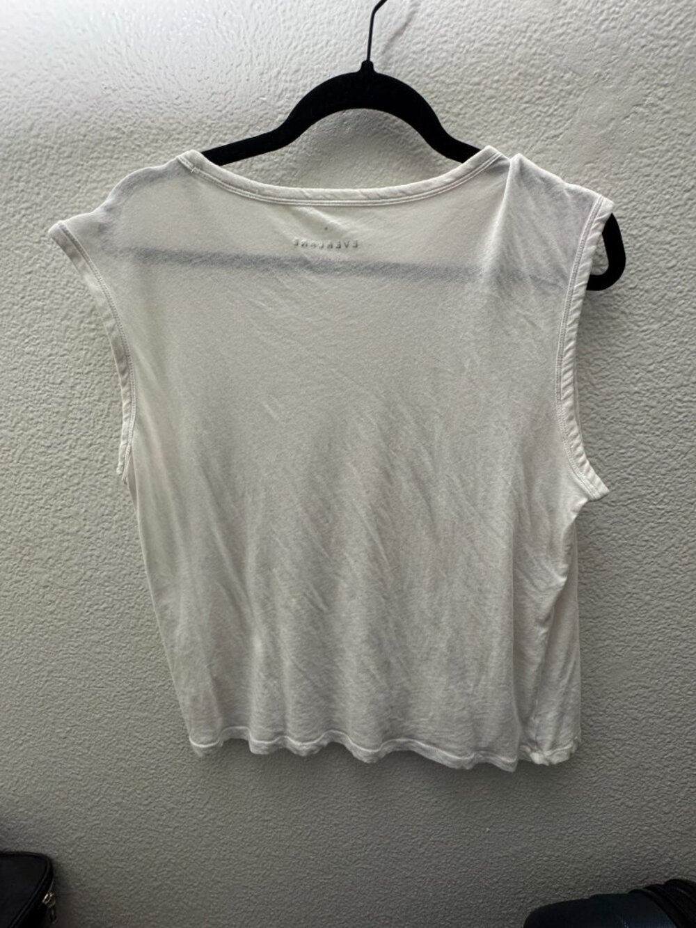 Everlane White Muscle Womens Top Size Medium - Picture 5 of 5